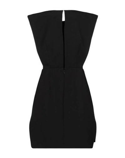 Shop Mugler Woman Mini Dress Black Size 8 Polyester, Elastane