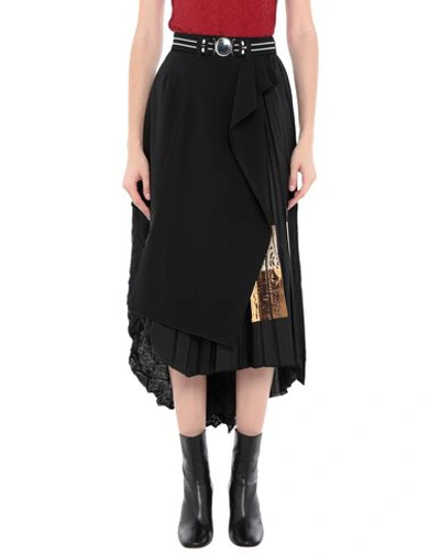 Shop High By Claire Campbell Midi Skirts In Black