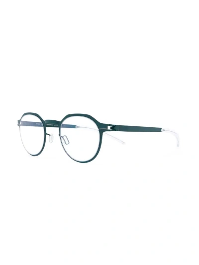 Mykita Armstrong Round-frame Glasses In Green