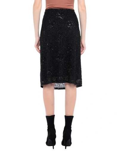 Shop Jenny Packham Knee Length Skirts In Black