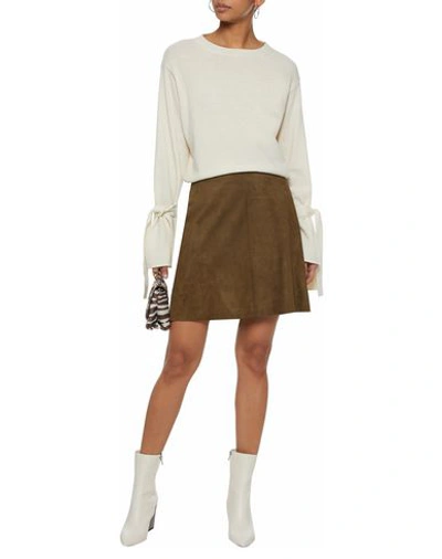 Shop Theory Mini Skirt In Military Green