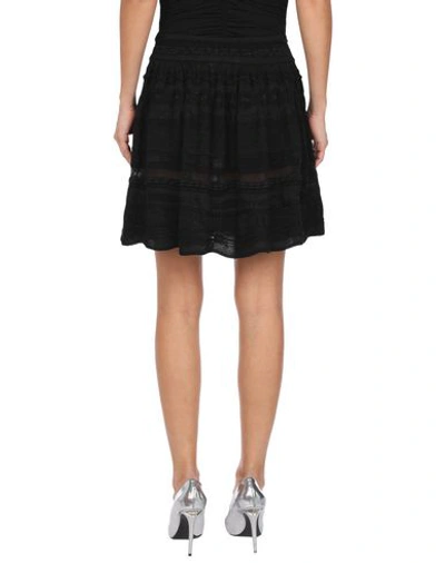 Shop Laneus Knee Length Skirt In Black