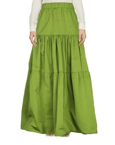 Twinset Long Skirts In Green