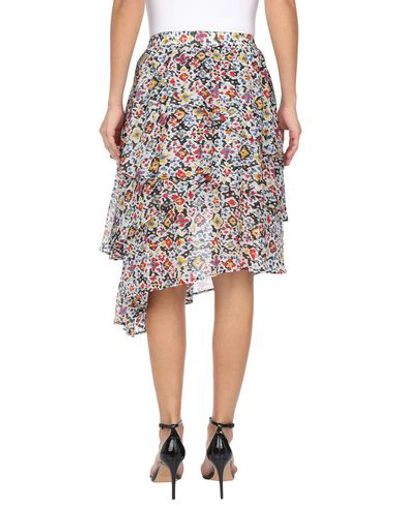 Shop 8pm Woman Midi Skirt Light Grey Size Xs Viscose