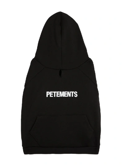Shop Petements Pet Hoodie In Black