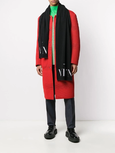 VLTN STAR TWO-TONED SCARF