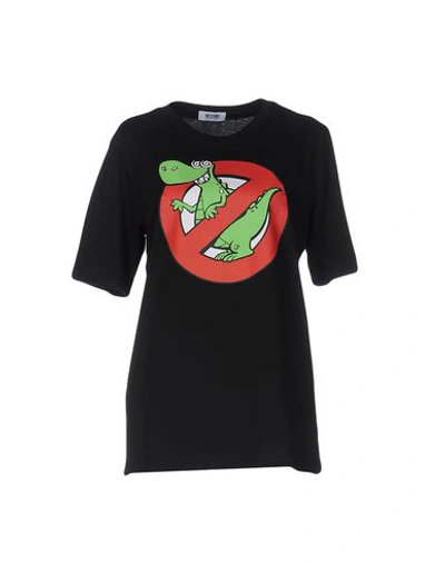 Shop Moschino Cheap And Chic T-shirts In Black