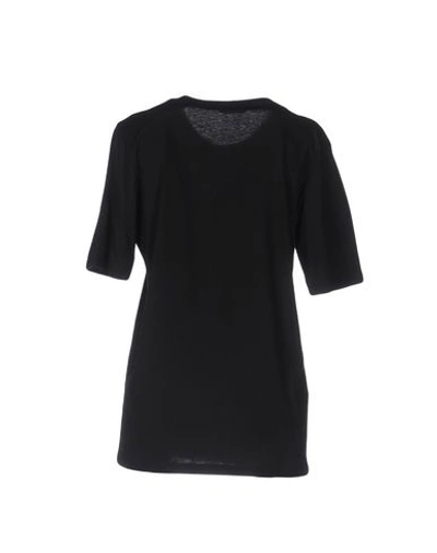 Shop Moschino Cheap And Chic T-shirts In Black