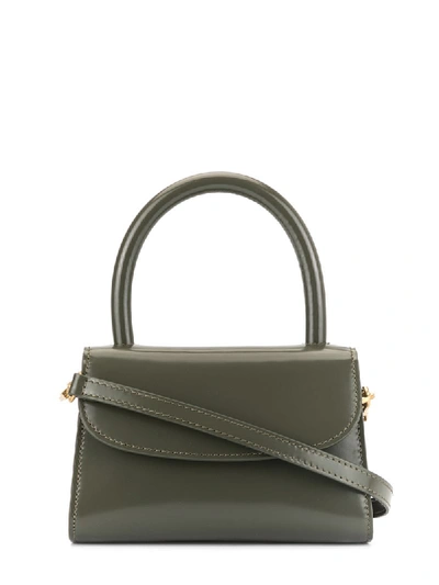 Shop By Far Mini Patent Bag In Green