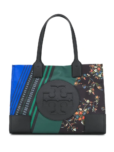 Shop Tory Burch Sacred Floral Print Tote Bag In Green