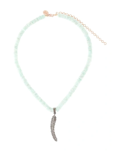 Amazonite Feather 项链