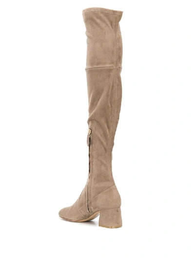 Shop Nicholas Kirkwood Miri Over The Knee Boots 55mm In Brown