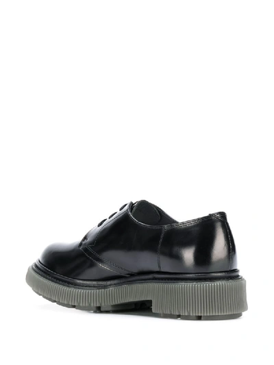 Shop Adieu Chunky Sole Derby Shoes In Black