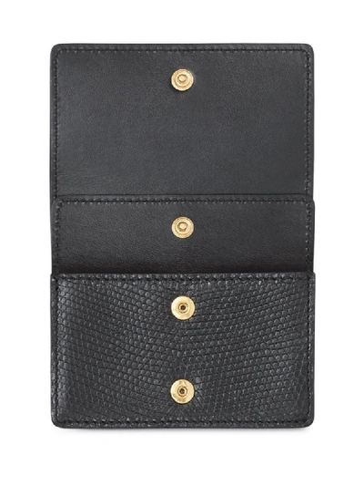 Shop Burberry Detachable Strap Card Case In Black