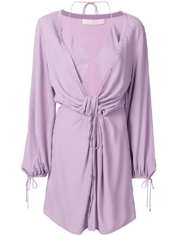 lilac tunic dress