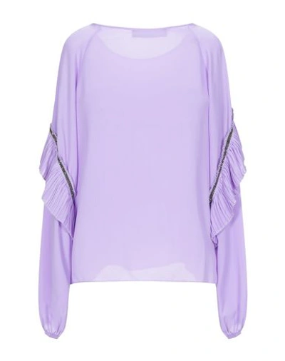 Frankie Morello Blouses In Purple