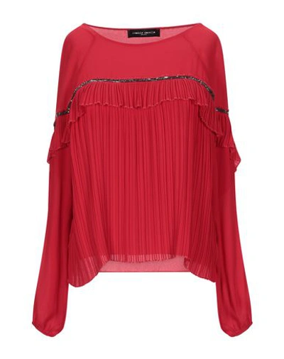 Shop Frankie Morello Woman Top Red Size 8 Polyester