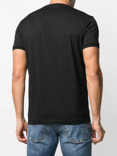 Shop Dsquared2 Logo Detail T-shirt In Black