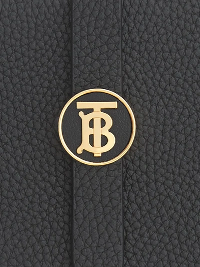 Shop Burberry Monogram-motif Folding Wallet In Black