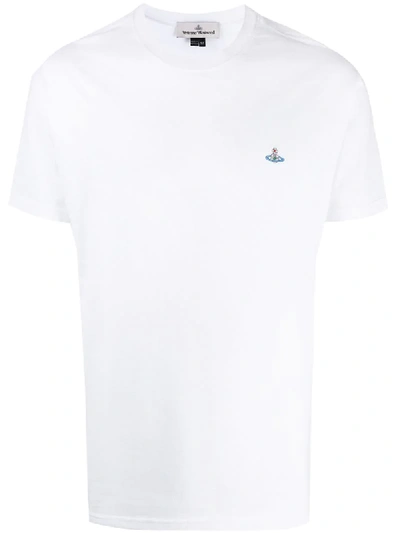 Shop Vivienne Westwood Round Neck T-shirt In White