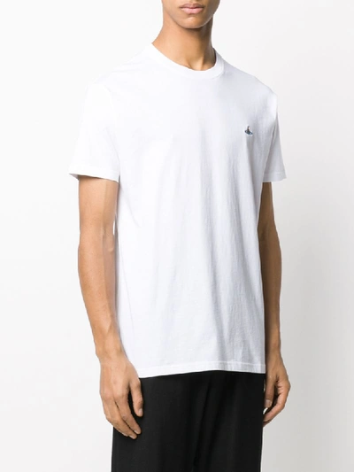 Shop Vivienne Westwood Round Neck T-shirt In White