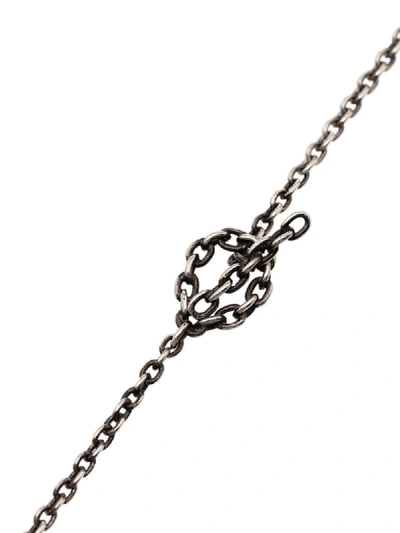 Shop M Cohen Shell Multi-pendant Necklace In Silver