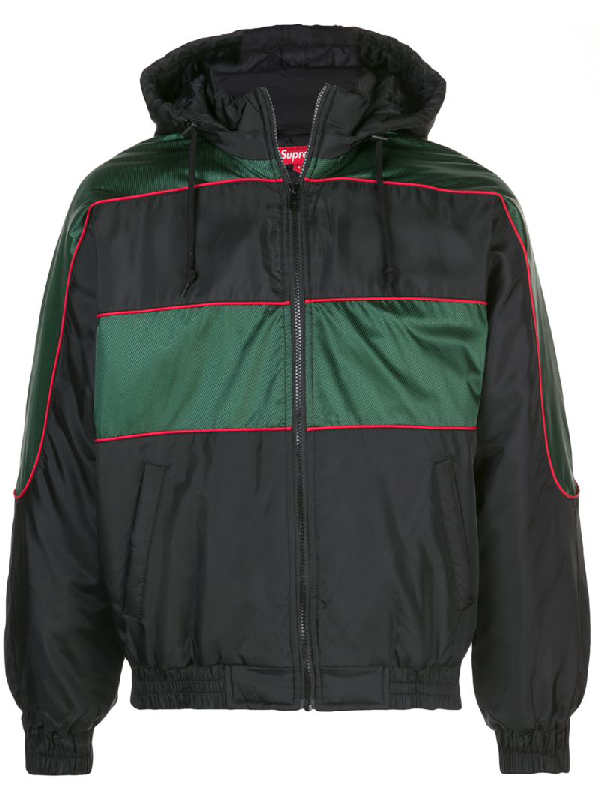 supreme sports piping puffy jacket