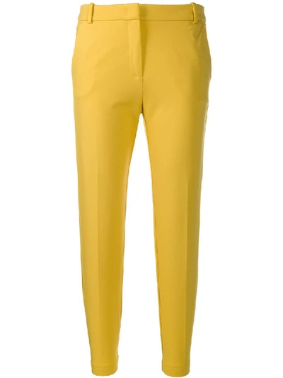 SLIM-FIT CROPPED TROUSERS