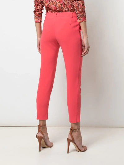 Shop Altuzarra Henri Skinny-fit Trousers In Pink
