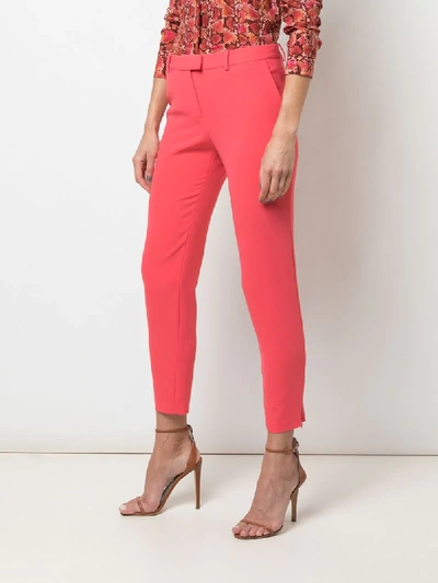 Shop Altuzarra Henri Skinny-fit Trousers In Pink