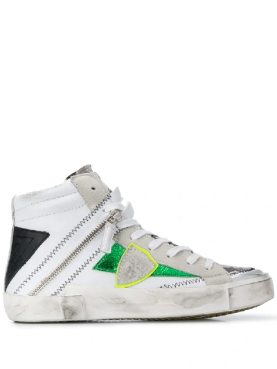 Shop Philippe Model Bike X Sneakers In White