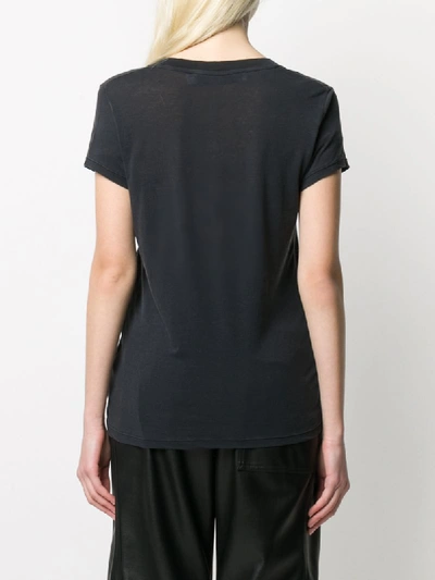 Shop Iro V-neck T-shirt In Black