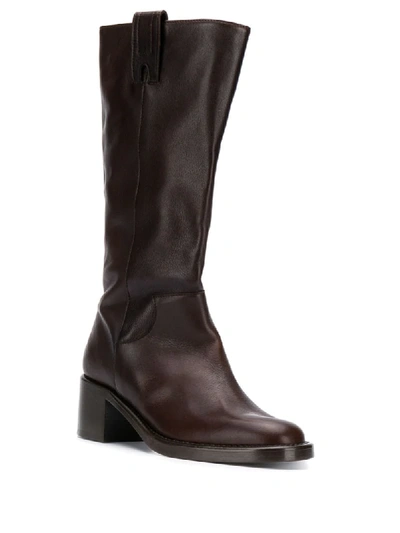 Shop Michel Vivien Country Ankle Boots In Brown