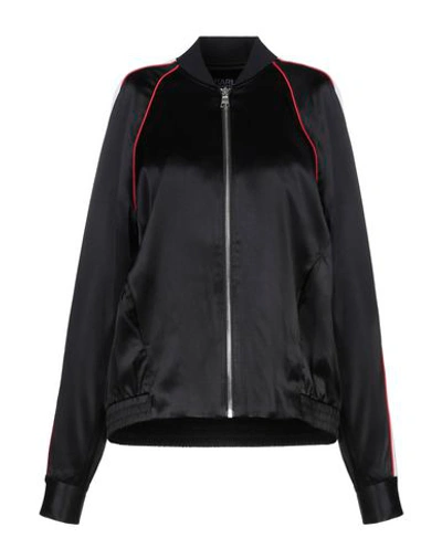 Shop Karl Lagerfeld Bomber In Black