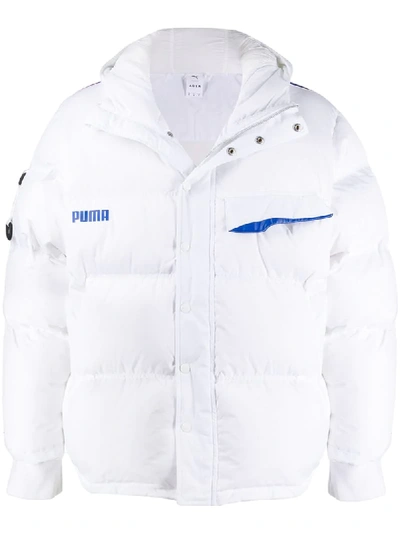 Shop Puma X Ader Error Logo Puffer Jacket In White