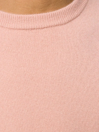 Shop Extreme Cashmere Crew Neck Jumper In Pink