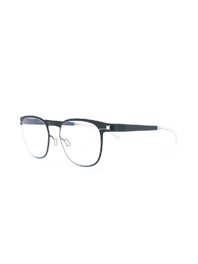 Shop Mykita Basie Square-frame Glasses In Black