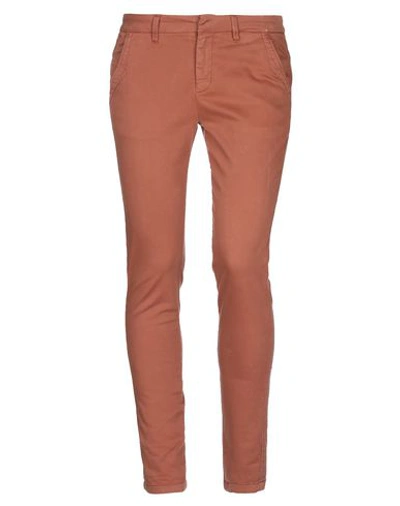 Shop Reiko Casual Pants In Rust