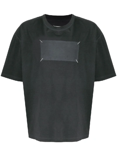 Shop Maison Margiela T-shirt Mit Ziernähten In Black