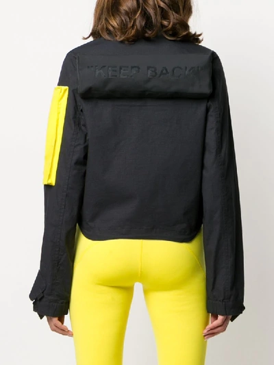 Shop Off-white X Nike Detachable Pocket Hooded Jacket In Black