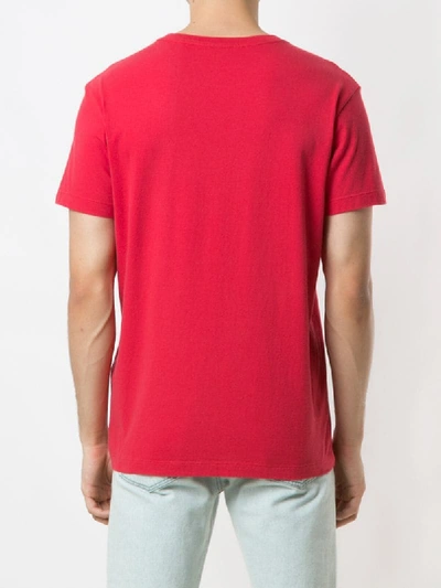 Shop Osklen Vintage Surfing 7 Outline T-shirt In Red