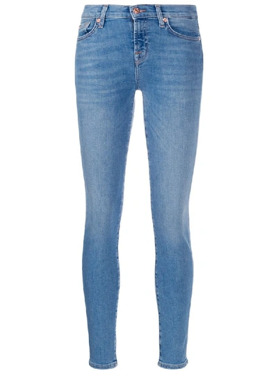 7 FOR ALL MANKIND HIGH-RISE SKINNY JEANS 