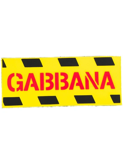 Shop Dolce & Gabbana D&g W.i.p Shoe Patch In 8l136