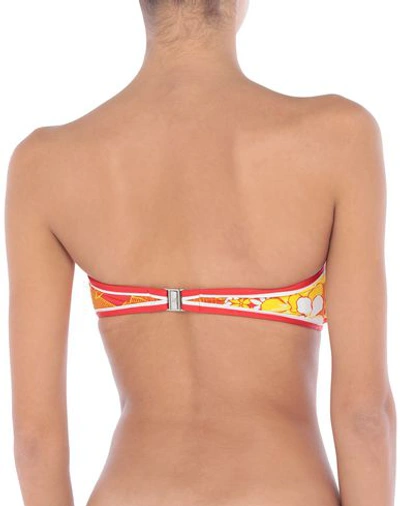 Shop Dsquared2 Bikini Tops In Orange