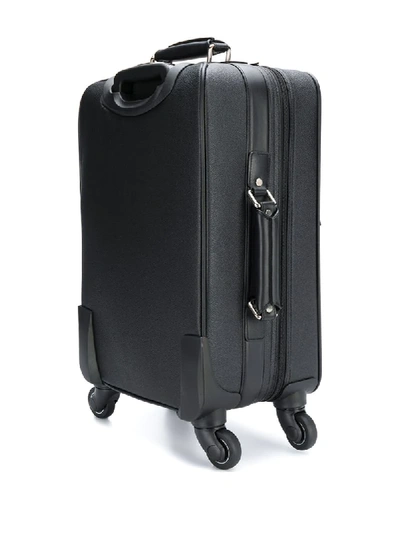 Shop Karl Lagerfeld Logo Suitcase In Black