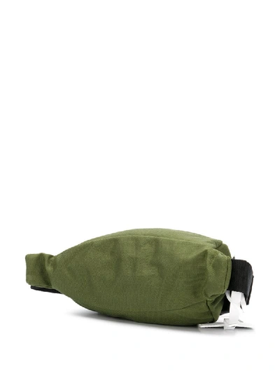 Shop Maison Margiela Stitch Detailed Belt Bag In Green