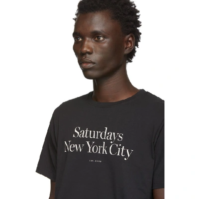 Shop Saturdays Surf Nyc Saturdays Nyc Black Miller Standard T-shirt