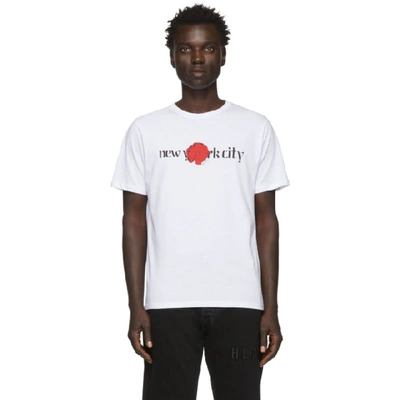 Shop Saturdays Surf Nyc Saturdays Nyc White Nyc Moonflower T-shirt