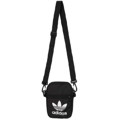 Shop Adidas Originals Black Trefoil Festival Bag