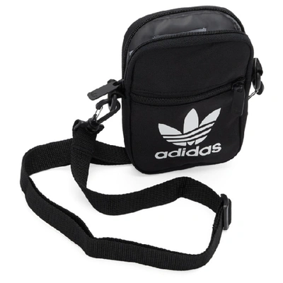 Shop Adidas Originals Black Trefoil Festival Bag